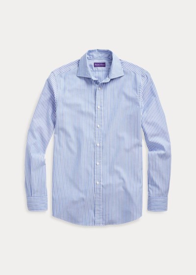 Men's Ralph Lauren Striped Oxford Shirt | 740358CSR